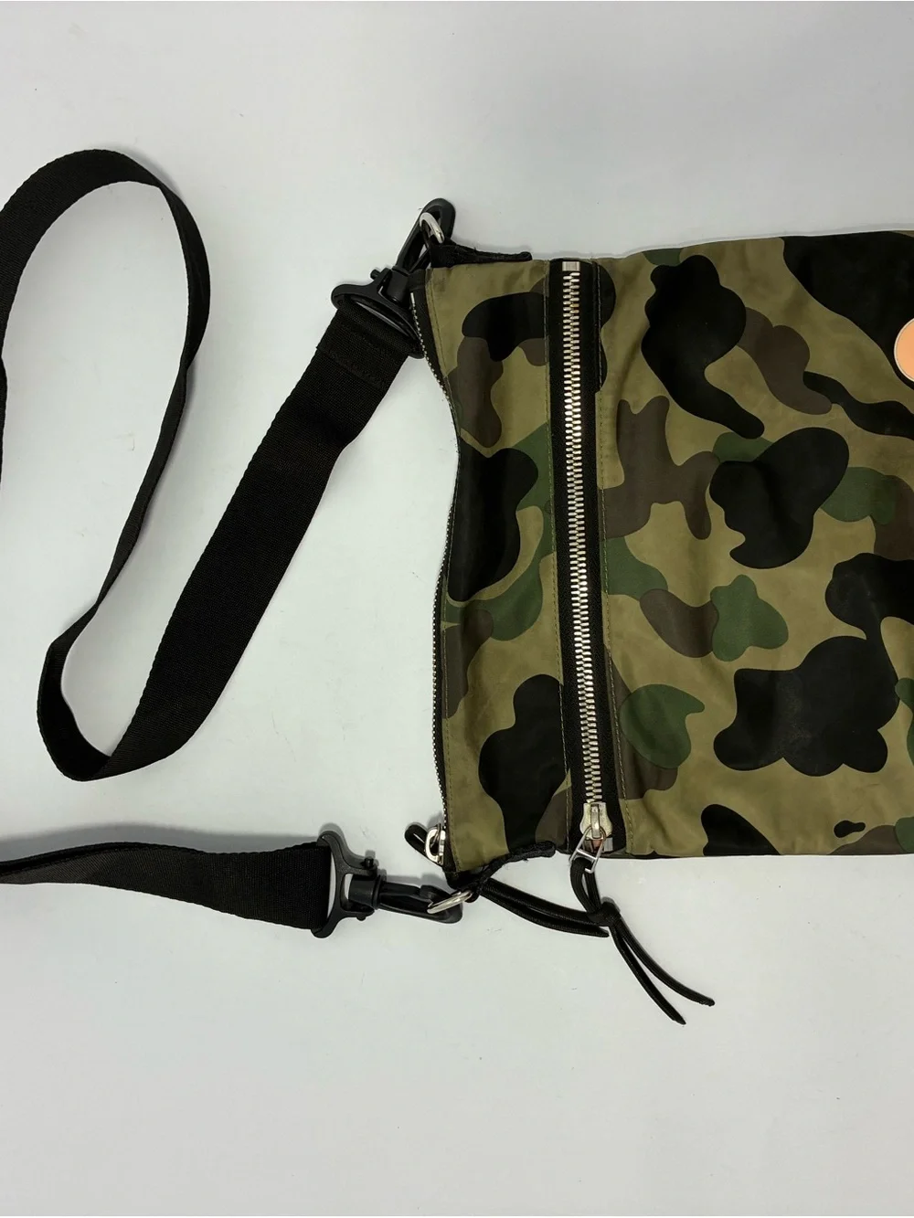 Men's Camouflage Crossbody Bag - Green Camo shirt love